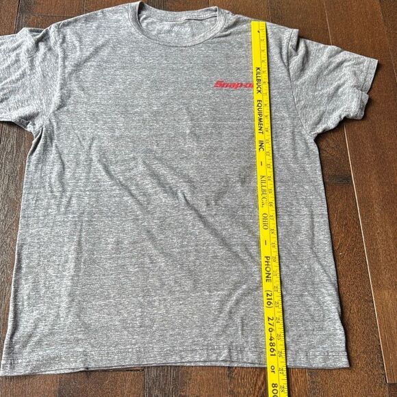 Snap on tools mens t shirt size large gray work garage cars mechanic - Picture 6 of 7